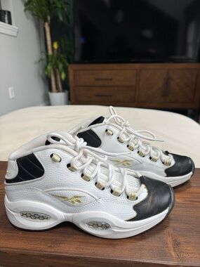 Reebok Question Mid Respect My Shine Sneakers (Allen Iverson)